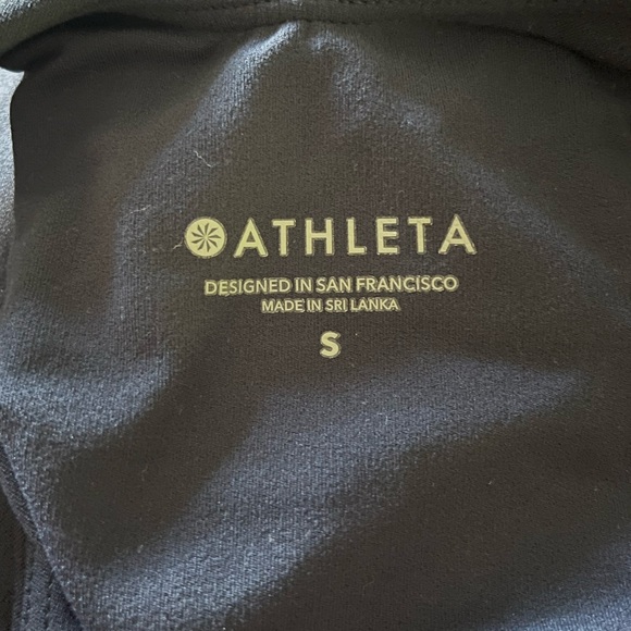 Athleta Navy Conscious Crop Size S - Picture 3 of 5